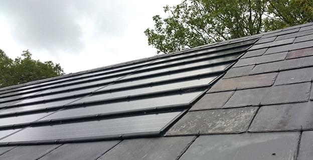 passive house photovoltaic slate roof
